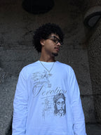 DEVOTION Longsleeve Unisex white/khaki