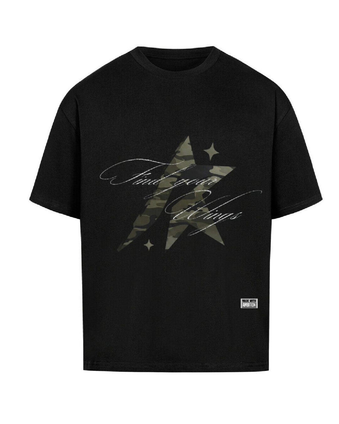 FIND YOUR WINGS Oversized Tee