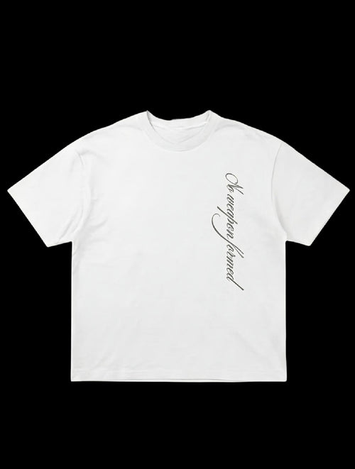 NO WEAPON FORMED OVERSIZED TEE UNISEX